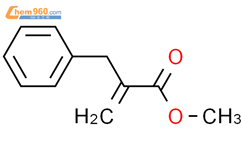 2-苄基丙烯酸甲酯结构式图片|3070-71-1结构式图片