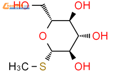 甲基-beta-D-硫代吡喃葡萄糖苷结构式图片|30760-09-9结构式图片