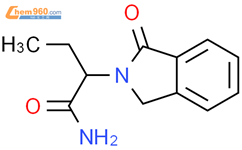 2H-Isoindole-2-acetamide,a-ethyl-1,3-dihydro-1-oxo-结构式图片|30787-15-6结构式图片