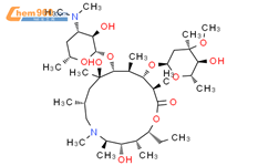 (2R,3R,4S,5R,8R,10R,11R,12S,13S,14R)-11-[(2S,3R,4S,6R)-4-(dimethylamino)-3-hydroxy-6-methyloxan-2-yl]oxy-2-ethyl-4,10-dihydroxy-13-[(2R,4R,5S,6S)-5-hydroxy-4-methoxy-4,6-dimethyloxan-2-yl]ox