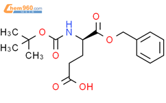 叔丁氧羰基-L-谷氨酸α苄脂结构式图片|30924-93-7结构式图片