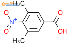 4-硝基-3,5-二甲基苯甲酸结构式图片|3095-38-3结构式图片
