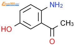 1-(2-氨基-5-羟基苯基)乙酮结构式图片|30954-71-3结构式图片