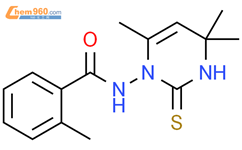 2-methyl-N-(4,4,6-trimethyl-2-thioxo-3,4-dihydropyrimidin-1(2H)-yl)benzamide结构式图片|309741-05-7结构式图片