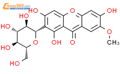 7-O-甲基芒果苷,分析标准品，98%