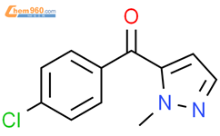 Methanone, (4-chlorophenyl)(1-methyl-1H-pyrazol-5-yl)-结构式图片|310440-68-7结构式图片