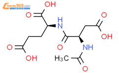 N-乙酰基-L-天冬氨酰-L-谷氨酸结构式图片|3106-85-2结构式图片