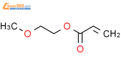 2-甲烷氧基乙基丙烯酸酯结构式图片|3121-61-7结构式图片