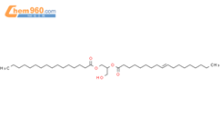 (1-棕榈酰氧基-3-羟基丙-2-基)(Z)-十八碳-9-烯酸酯结构式图片|3123-73-7结构式图片