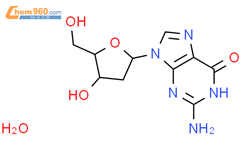 2-脱氧鸟苷一水合物结构式图片|312693-72-4结构式图片