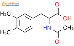 2-(乙酰基氨基)-3-(3,4-二甲基苯基)丙酸结构式图片|312916-35-1结构式图片