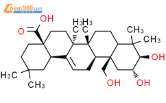 阿江榄仁酸结构式图片|31298-06-3结构式图片