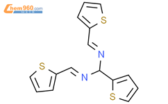 2-噻嗯基-N,N-二(2-噻嗯基亚甲基)甲二胺结构式图片|314280-18-7结构式图片