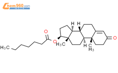 庚酸睪酮結構式圖片|315-37-7結構式圖片