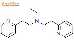 N-乙基-N-[2-(2-吡啶基)乙基]-2-吡啶乙胺结构式图片|31582-23-7结构式图片