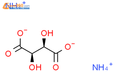 酒石酸铵结构式图片|3164-29-2结构式图片