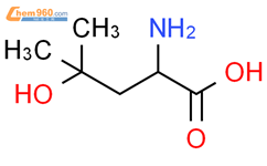 (2S)-2-amino-4-hydroxy-4-methylpentanoic acid结构式图片|31654-66-7结构式图片