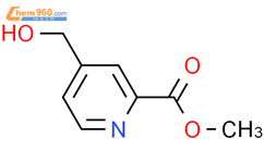 4-羟基甲基-2-吡啶羧酸甲酯结构式图片|317335-15-2结构式图片
