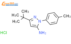 3-叔丁基 1-对甲苯-1H-吡唑-5-胺结构式图片|317806-86-3结构式图片