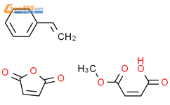 (2Z)--丁二酸-1-甲基酯与乙烯苯和2,5-呋喃二酮的聚合物