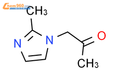 1-(2-甲基咪唑基-1-基)丙酮结构式图片|31964-03-1结构式图片