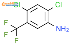 2,4-二氯-5-(三氟甲基)苯胺结构式图片|320-53-6结构式图片