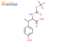 2-Boc-amino-3-(4-hydroxy-phenyl)-butyric acid结构式图片|321524-49-6结构式图片
