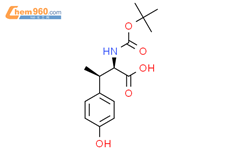 (2R,3R)-2-Boc-amino-3-(4-hydroxy-phenyl)-butyric acid结构式图片|321524-50-9结构式图片