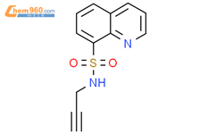 Quinoline-8-sulfonic acid prop-2-ynylamide结构式图片|321707-20-4结构式图片