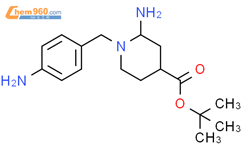 4-叔丁氧基羰基氨基-1-(4-氨基苄基 )哌啶结构式图片|323578-56-9结构式图片