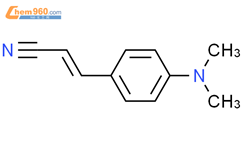 trans-4-Dimethylaminocinnamonitrile  反-4-二甲氨基肉桂腈结构式图片|32444-63-6结构式图片