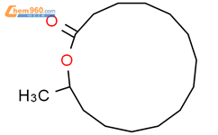 环十五内酯结构式图片|32539-85-8结构式图片