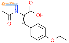 2-Propenoic acid, 2-(acetylamino)-3-(4-ethoxyphenyl)-结构式图片|325482-56-2结构式图片