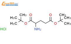 L-谷氨酸二叔丁酯盐酸盐结构式图片|32677-01-3结构式图片