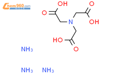 Glycine,N,N-bis(carboxymethyl)-, ammonium salt (1:3)结构式图片|32685-17-9结构式图片