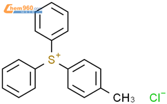 (4-甲基苯基)二苯基-锍氯化物结构式图片|326925-57-9结构式图片