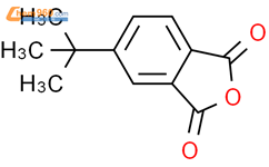 4-叔丁基邻苯二甲酸酐结构式图片|32703-79-0结构式图片