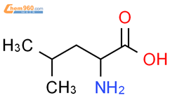 DL-亮氨酸结构式图片|328-39-2结构式图片