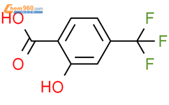 4-三氟甲基水杨酸结构式图片|328-90-5结构式图片
