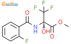 methyl 3,3,3-trifluoro-2-(2-fluorobenzamido)-2-hydroxypropanoate结构式图片|328391-88-4结构式图片