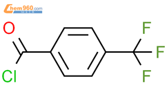 4-三氟甲基苯甲酰氯结构式图片|329-15-7结构式图片