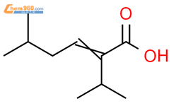 2-Hexenoic acid, 5-methyl-2-(1-methylethyl)-结构式图片|33094-18-7结构式图片