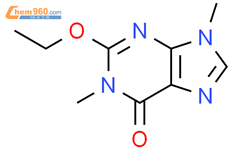 2-乙氧基-1,9-二甲基嘌呤-6-酮结构式图片|33155-85-0结构式图片