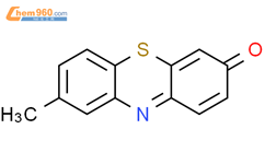 3H-Phenothiazin-3-one, 8-methyl-结构式图片|33209-94-8结构式图片