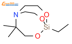 2,8,9-Trioxa-5-aza-1-silabicyclo[3.3.3]undecane, 1-ethyl-4,4-dimethyl-结构式图片|332145-74-1结构式图片