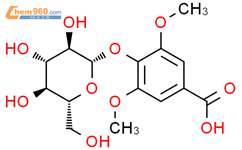 葡萄糖基丁香酸结构式图片|33228-65-8结构式图片