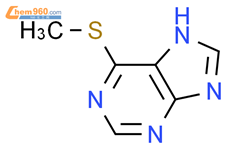 6-甲巯基嘌呤-D3结构式图片|33312-93-5结构式图片
