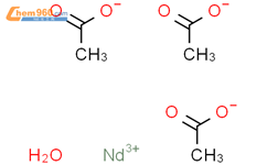 乙酸钕(III) 水合物结构式图片|334869-71-5结构式图片