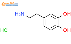 2-(3,4-二羟苯基)乙胺盐酸盐结构式图片|335081-04-4结构式图片