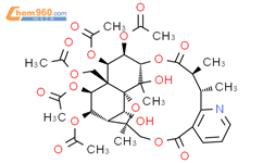 8α-乙酰氧基-O6-脱乙酰基-8-脱氧-吴茱萸碱结构式图片|33510-25-7结构式图片